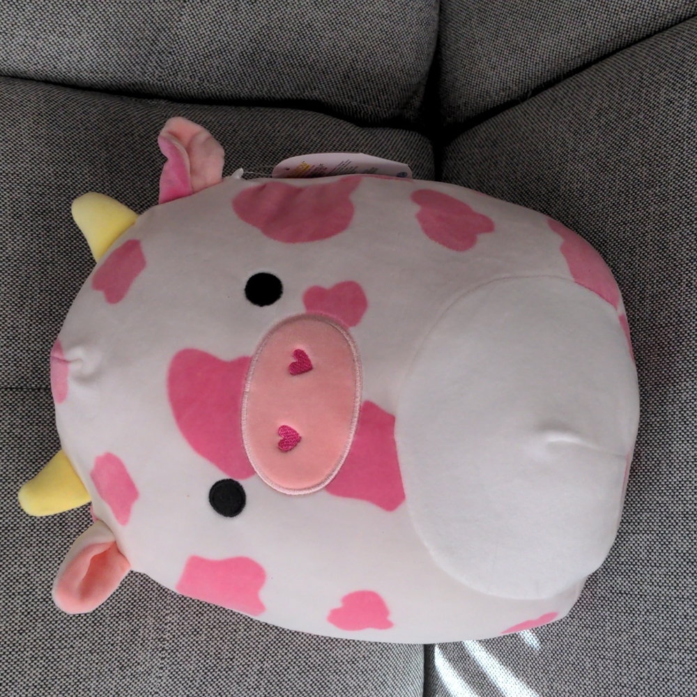 NWT 11" Evangelica Pink Cow!